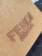 Fendi Raffia Tote Bag
