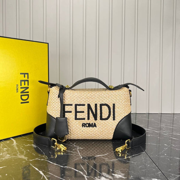 Fendi Raffia Crossbody Bag