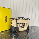 Fendi Raffia Crossbody Bag