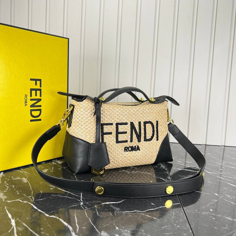 Fendi Raffia Crossbody Bag