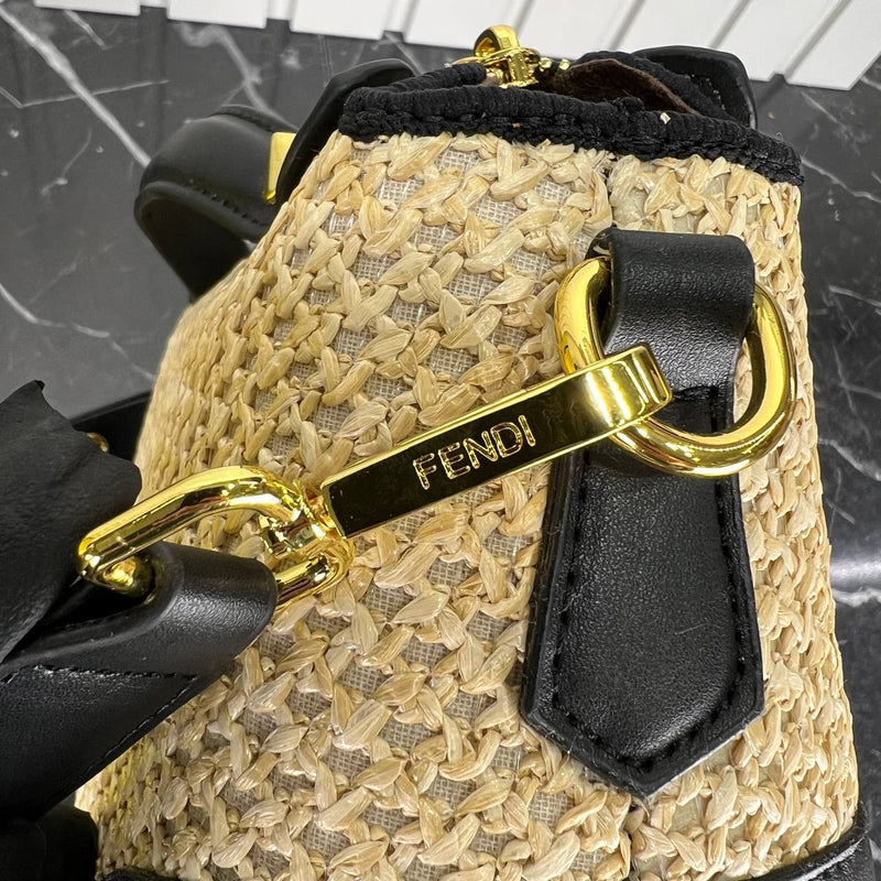 Fendi Raffia Crossbody Bag