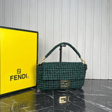 Fendi Baguette Medium Canvas Bag