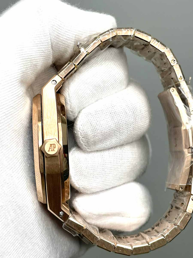 Audemars Piguet Royal Oak Rose Case Black Dial