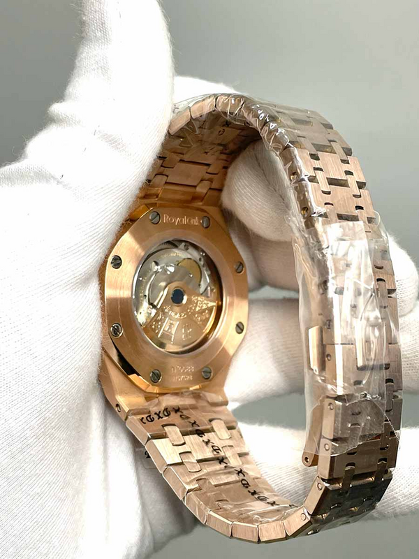 Audemars Piguet Royal Oak Rose Case Black Dial