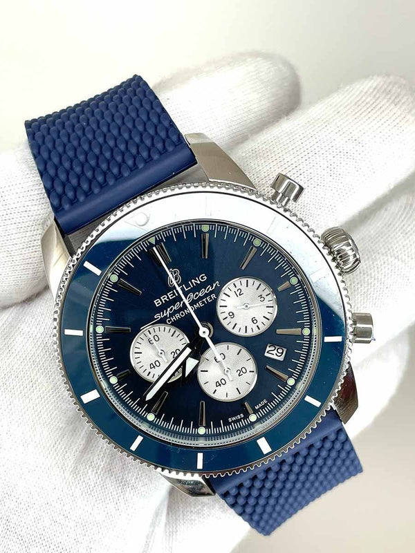 Breitling Superocean Choronometer Blue