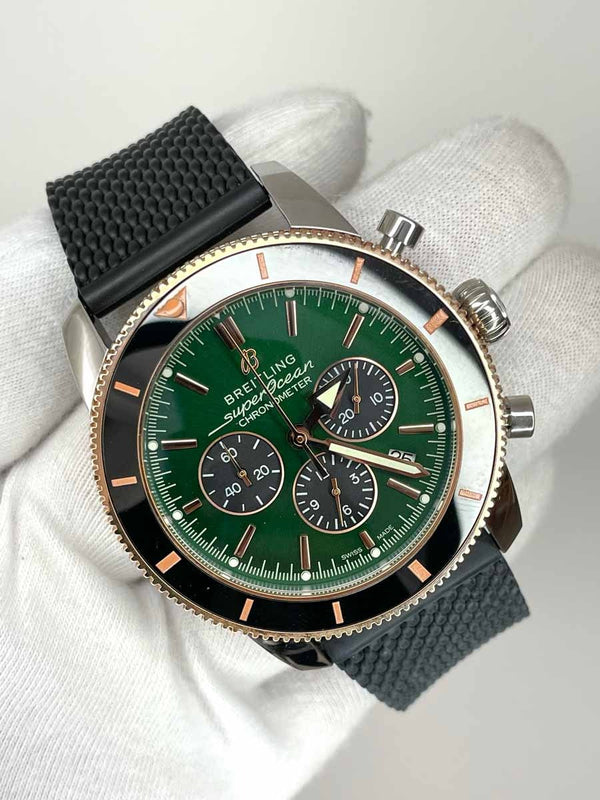 Breitling Superocean Choronometer Green