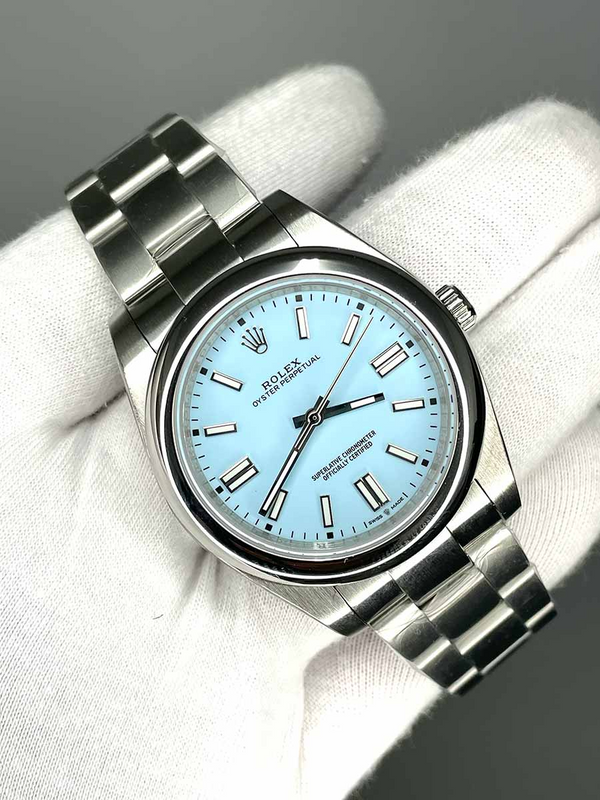 Rolex Oyster Perpetual Blue Tiffany