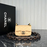 Chanel Mini Flap Bag Wooden Chain