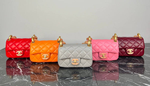 Chanel Mini Flap Bag Wooden Chain