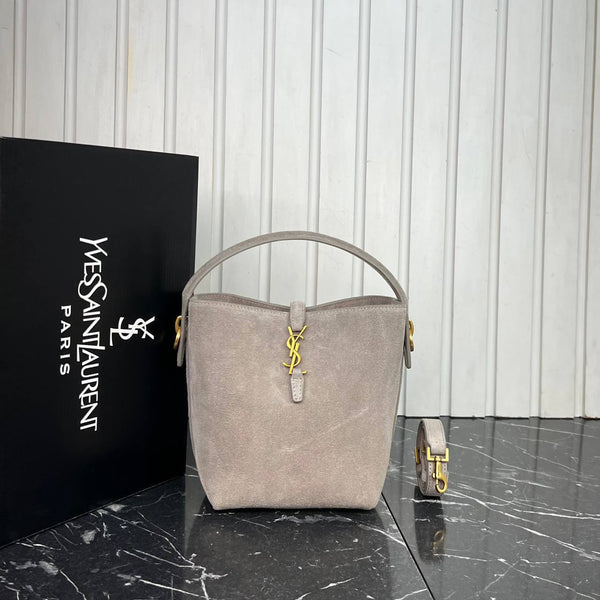 Saint Laurent Le 37 Mini Suede Bag