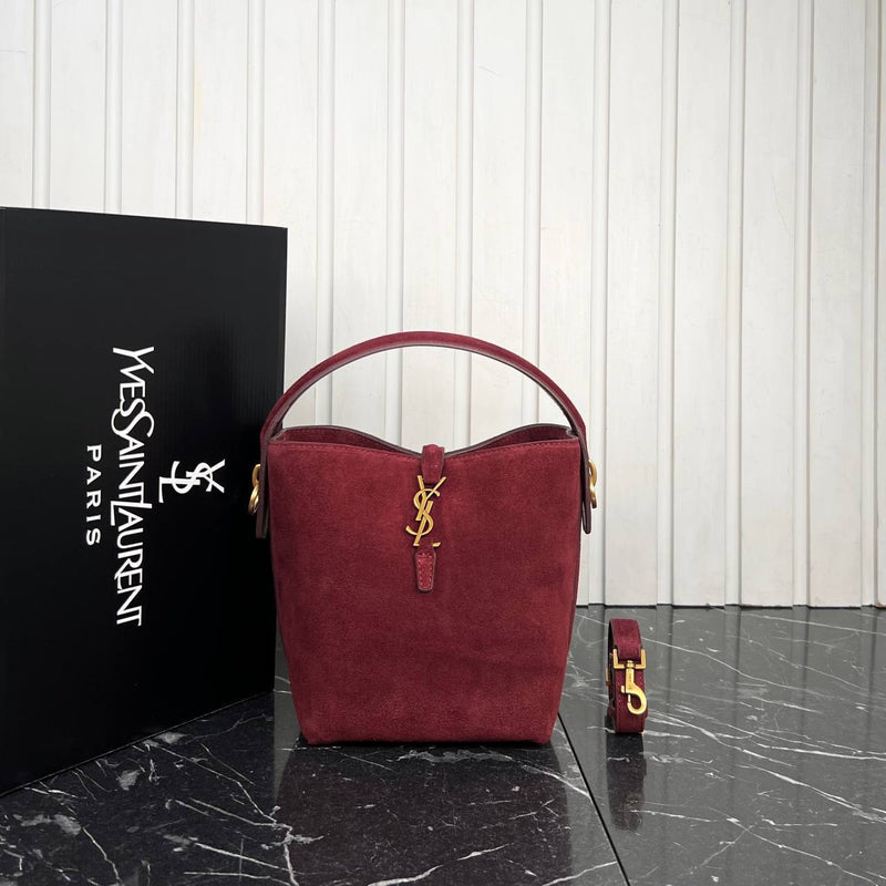 Saint Laurent Le 37 Mini Suede Bag