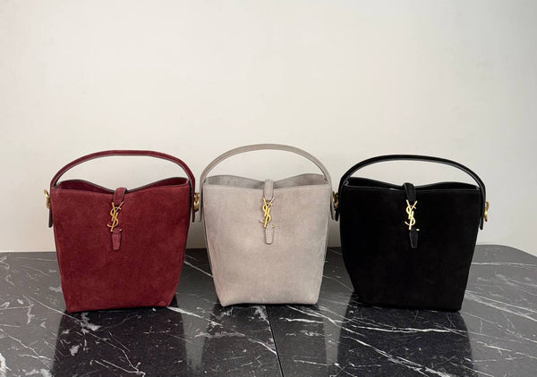 Saint Laurent Le 37 Mini Suede Bag