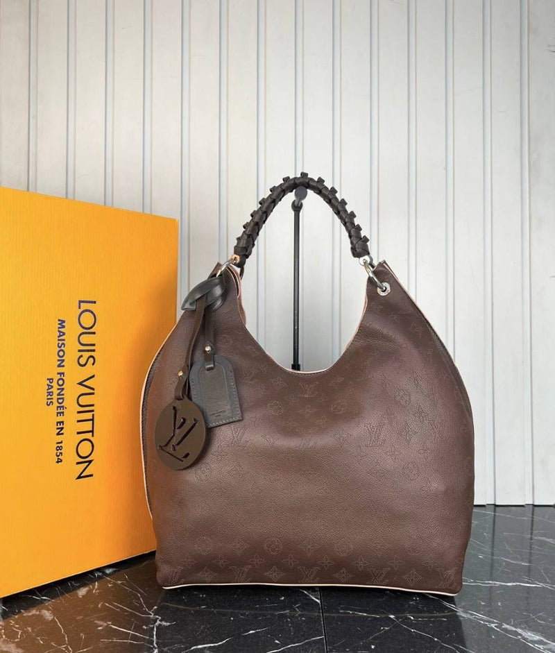 Louis Vuitton Mahina Carmel Bag