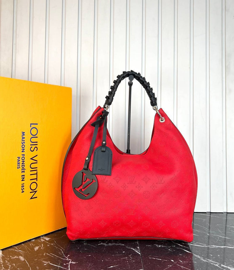 Louis Vuitton Mahina Carmel Bag