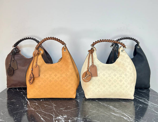 Louis Vuitton Mahina Carmel Bag