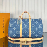 Louis Vuitton Keepall Denim 50