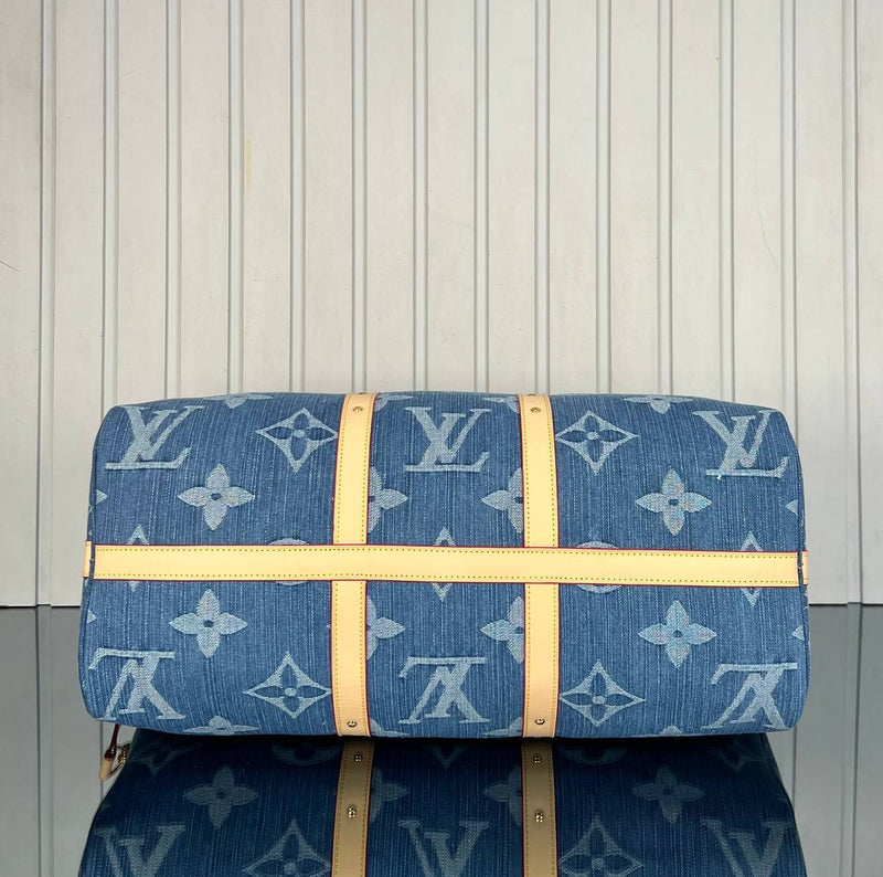 Louis Vuitton Keepall Denim 50