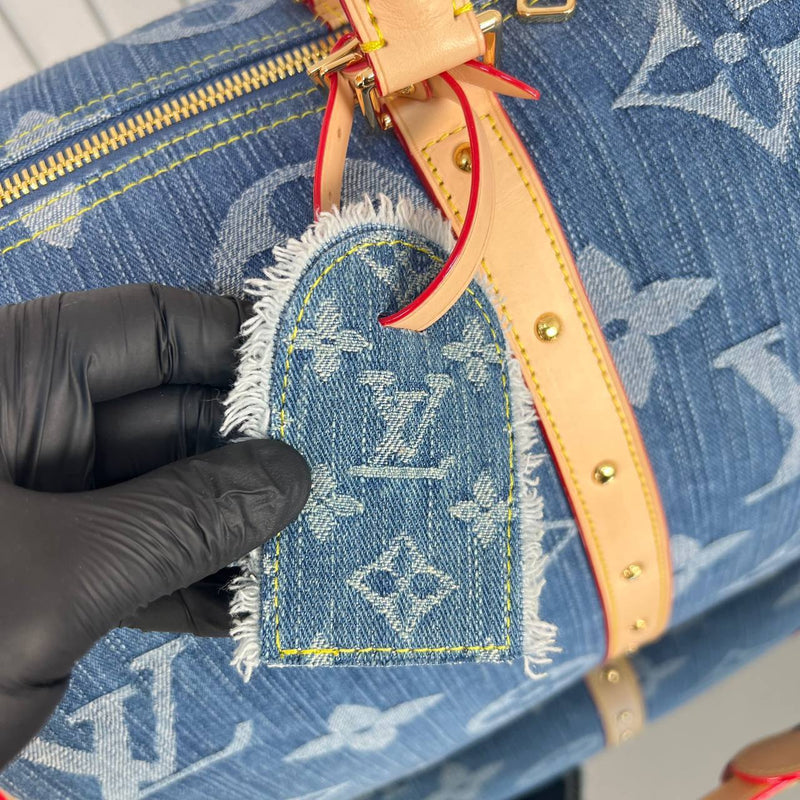 Louis Vuitton Keepall Denim 50