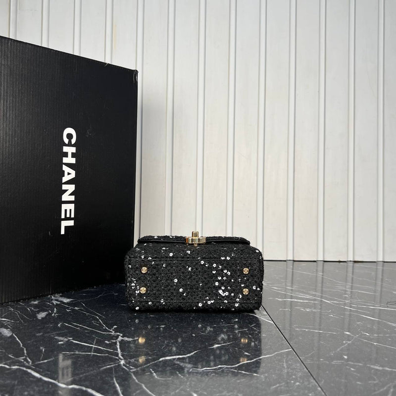 Chanel Leather Box Bag Mini