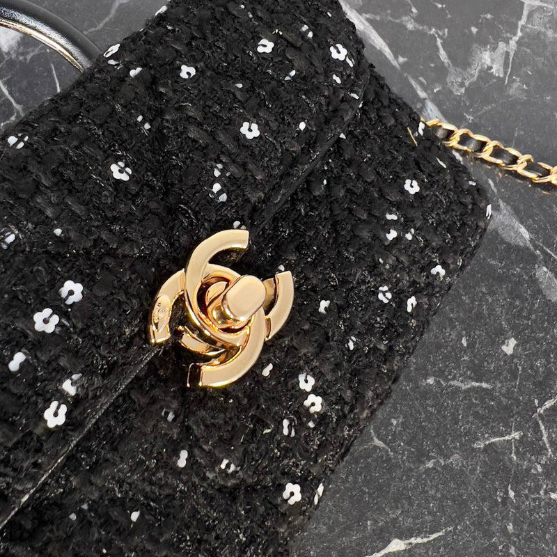 Chanel Leather Box Bag Mini