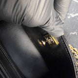 Chanel Leather Box Bag Mini