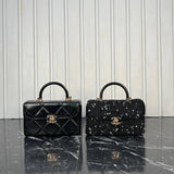 Chanel Leather Box Bag Mini
