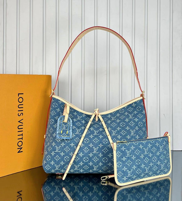 Louis Vuitton Carryall Denim Bag MM