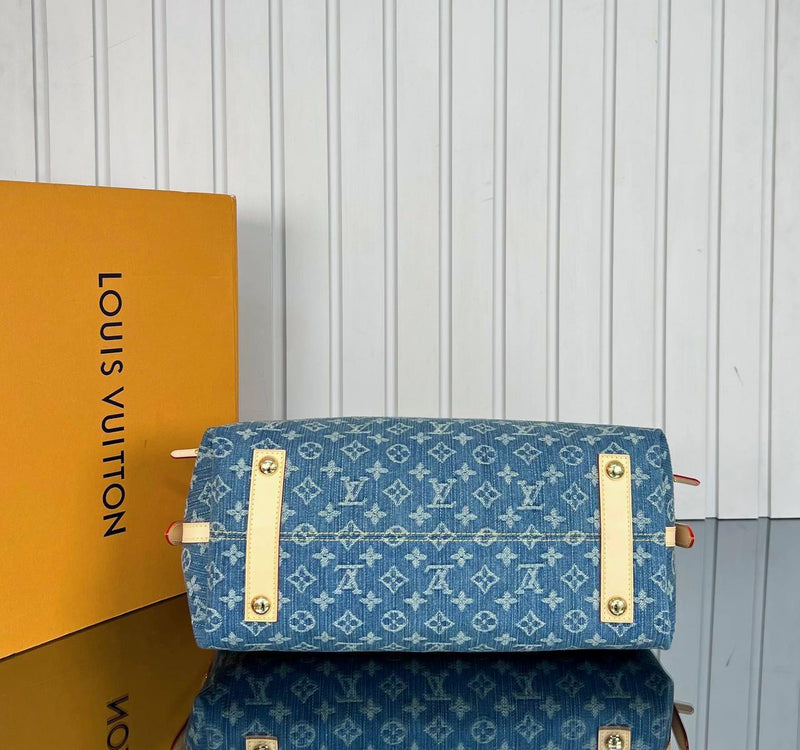 Louis Vuitton Carryall Denim Bag MM