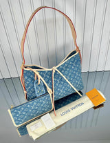 Louis Vuitton Carryall Denim Bag MM