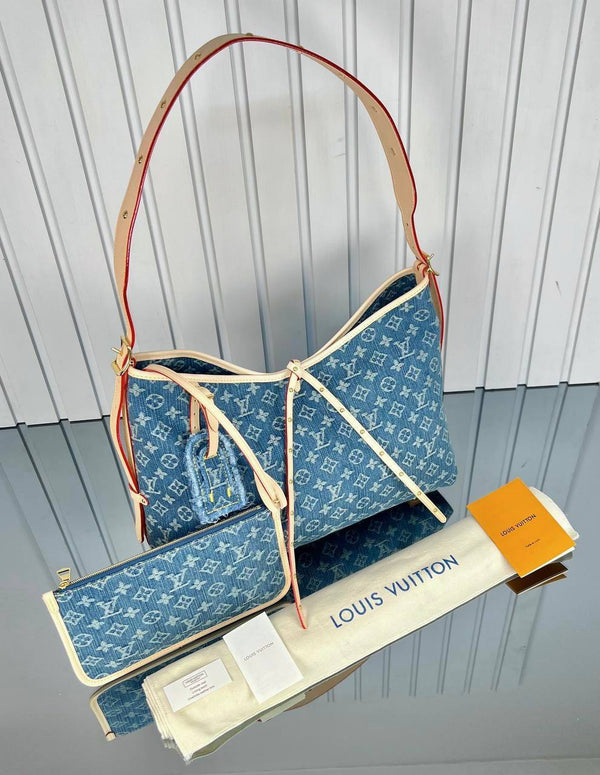Louis Vuitton Carryall Denim Bag MM
