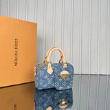 Louis Vuitton Nano Speedy Denim