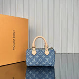 Louis Vuitton Nano Speedy Denim