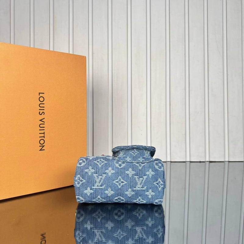 Louis Vuitton Nano Speedy Denim