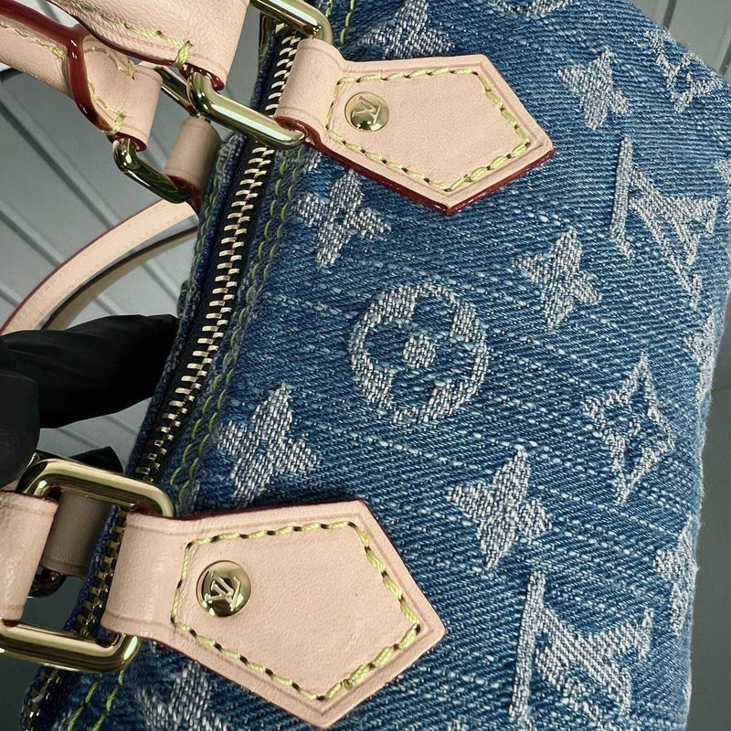 Louis Vuitton Nano Speedy Denim