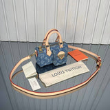 Louis Vuitton Nano Speedy Denim