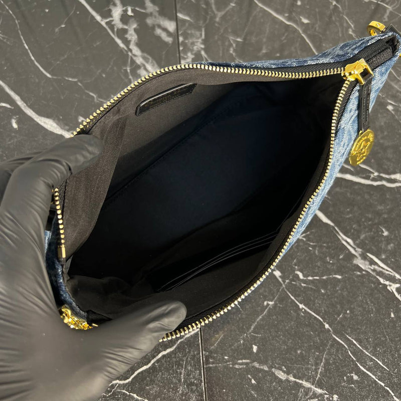 Christian Dior Travel Nomad Pouch Denim