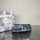 Christian Dior Saddle Bag Denim