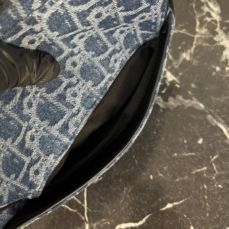 Christian Dior Saddle Bag Denim
