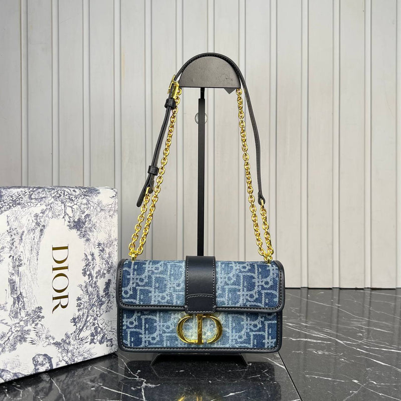 Christian Dior Montaigne Denim Mini