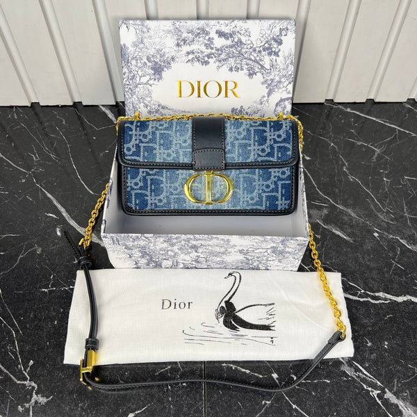 Christian Dior Montaigne Denim Mini