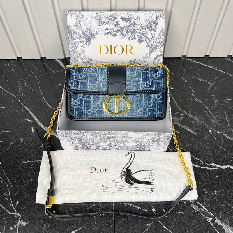 Christian Dior Montaigne Denim Mini