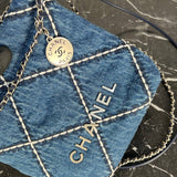 Chanel 22 Denim Small
