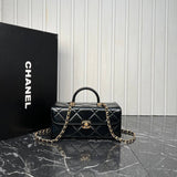 Chanel Leather Box Bag Big