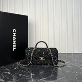 Chanel Leather Box Bag Big