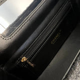 Chanel Leather Box Bag Big