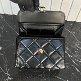 Chanel Leather Box Bag Medium