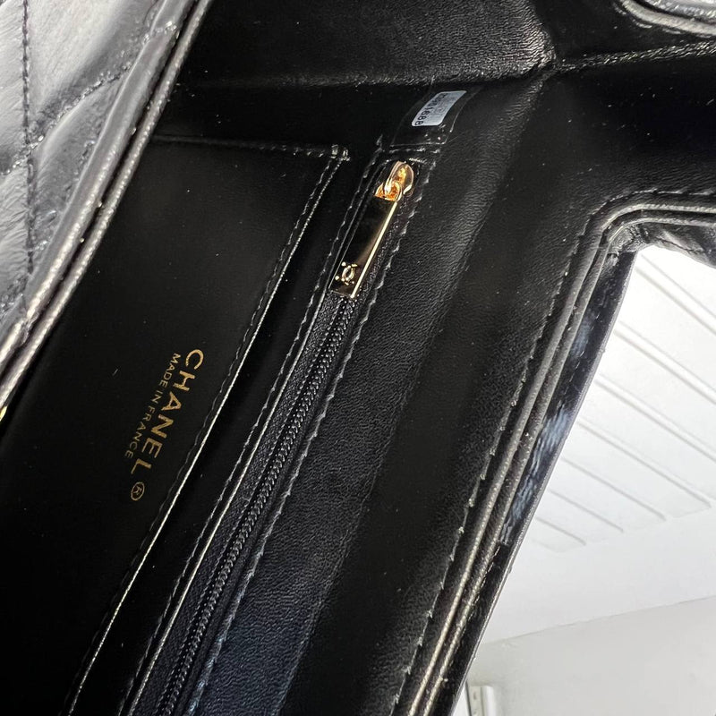 Chanel Leather Box Bag Medium