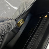 Chanel Leather Box Bag Medium