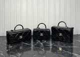 Chanel Leather Box Bag Medium