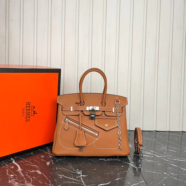 Hermes Rock Birkin Togo Leather Bag 25 cm